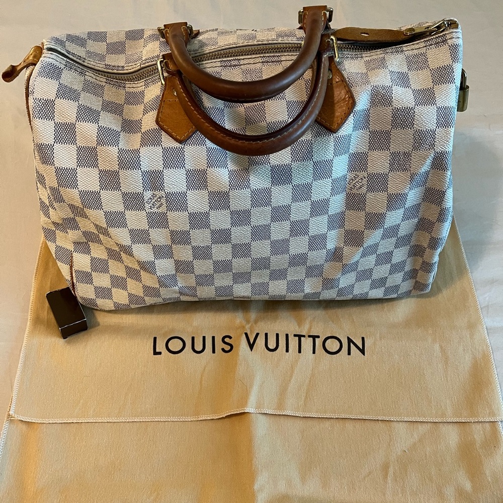 Vuitton speedy damier azur